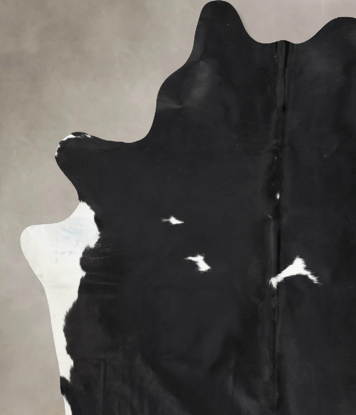 Black and White XX-Large Brazilian Cowhide Rug 8'5"H x 6'11"W #B12669 by Hudson Hides