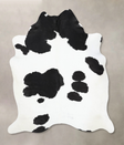 Black and White XX-Large Brazilian Cowhide Rug 8'0"H x 6'9"W #B12686 by Hudson Hides