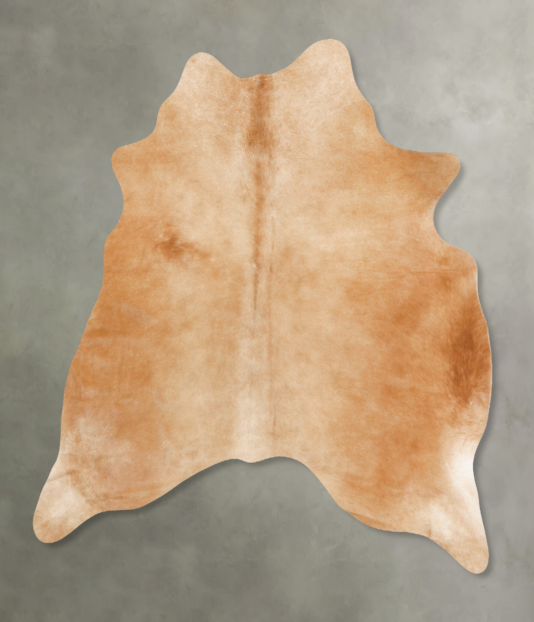 Beige Large Brazilian Cowhide Rug 6'8"H x 5'11"W #B12729 by Hudson Hid