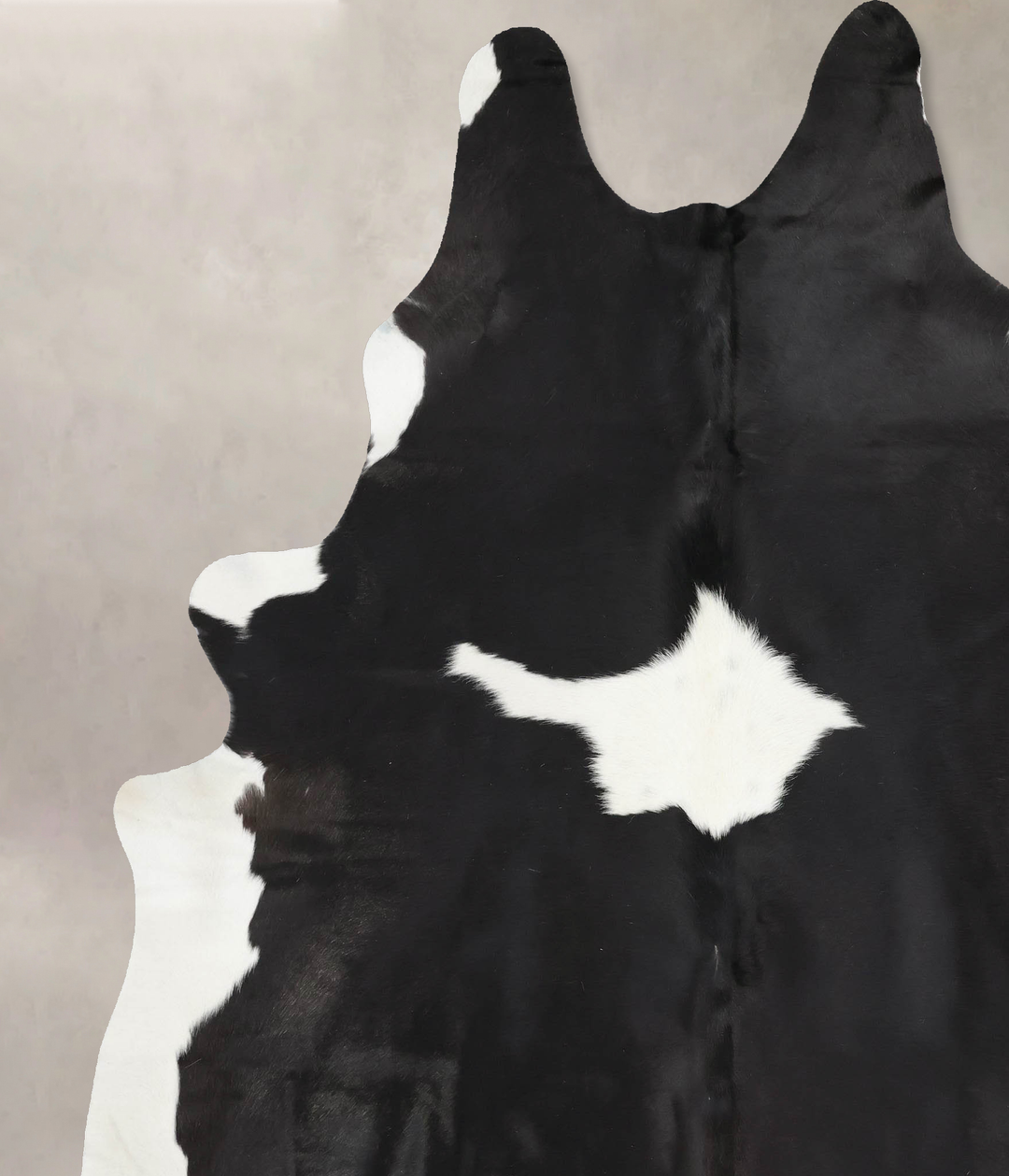 Black and White XX-Large Brazilian Cowhide Rug 8'6"H x 6'10"W #B12770 