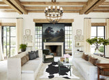 Black and White XX-Large Brazilian Cowhide Rug 8'6"H x 6'10"W #B12770 by Hudson Hides