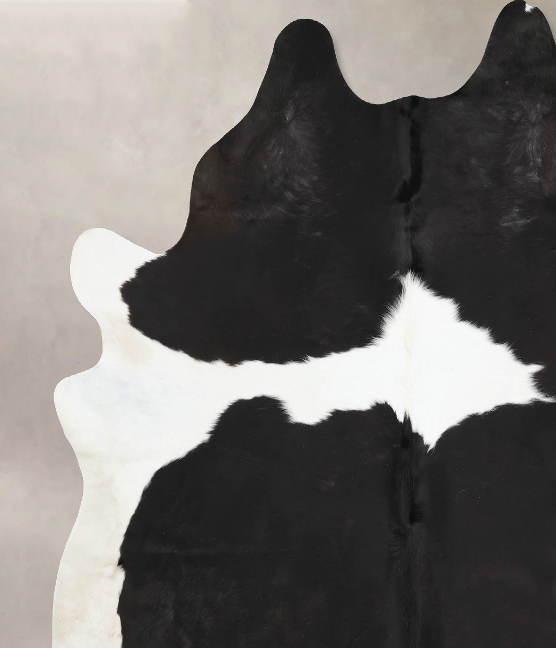 Black and White XX-Large Brazilian Cowhide Rug 8'8"H x 7'3"W #B12771 b