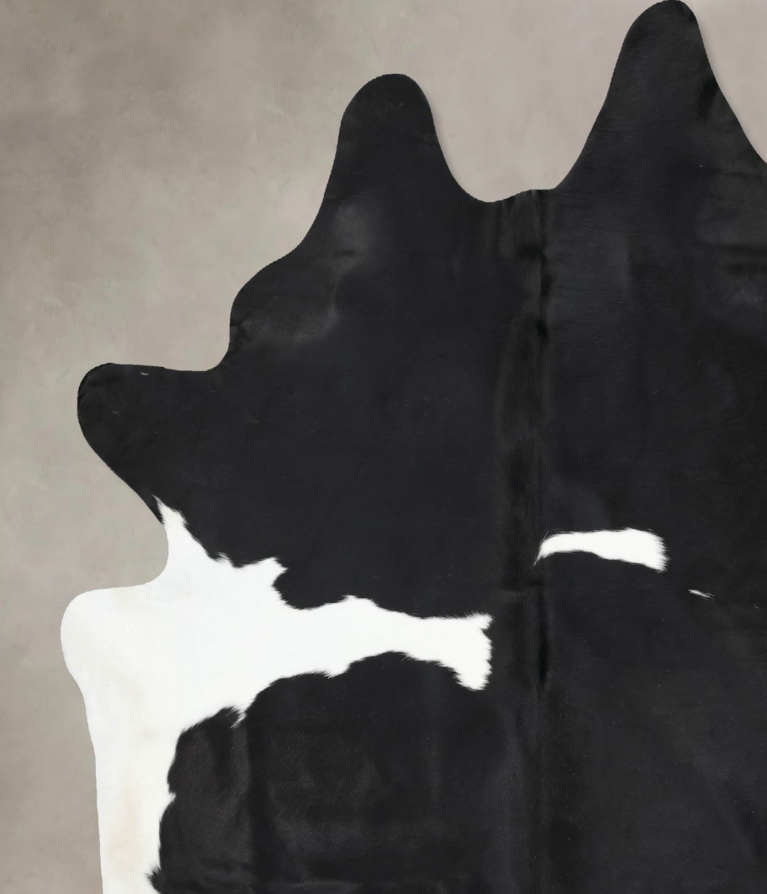 Black and White XX-Large Brazilian Cowhide Rug 9'3"H x 8'1"W #B12772 b