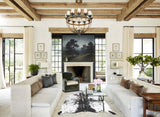 Salt and Pepper Black X-Large Brazilian Cowhide Rug 6'8"H x 6'2"W #B12788 by Hudson Hides
