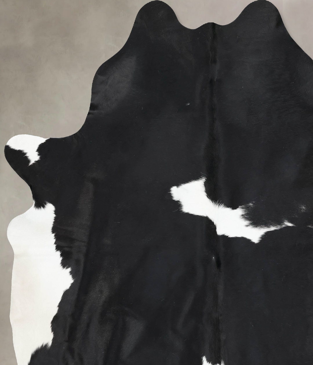 Black and White XX-Large Brazilian Cowhide Rug 8'8"H x 6'10"W #B12796 