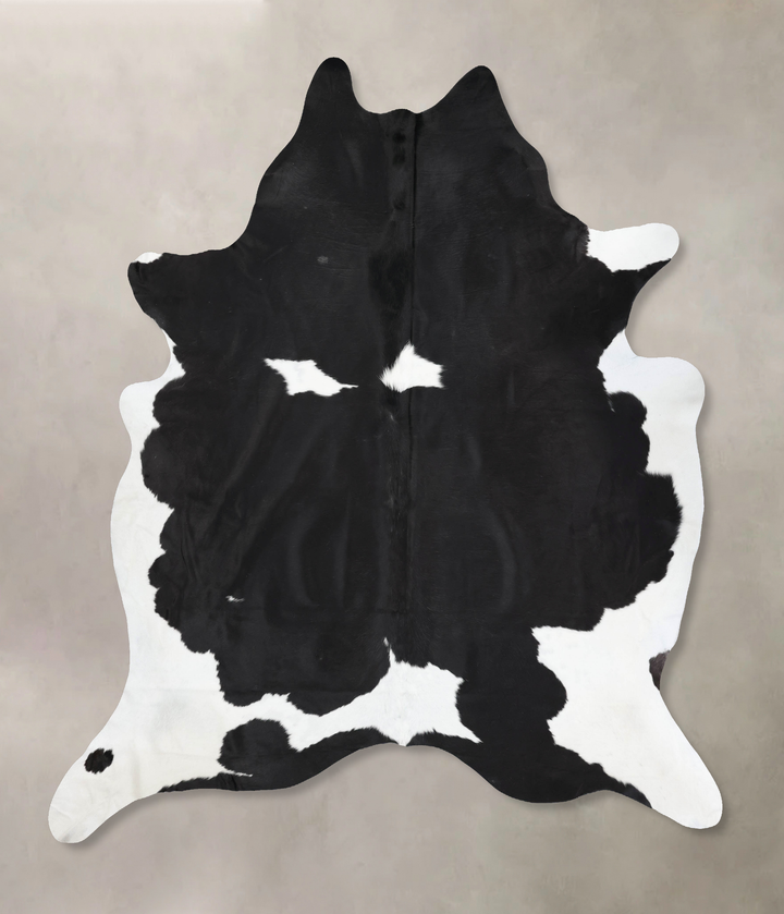 Black and White XX-Large Brazilian Cowhide Rug 9'3"H x 8'0"W #B12799 by Hudson Hides