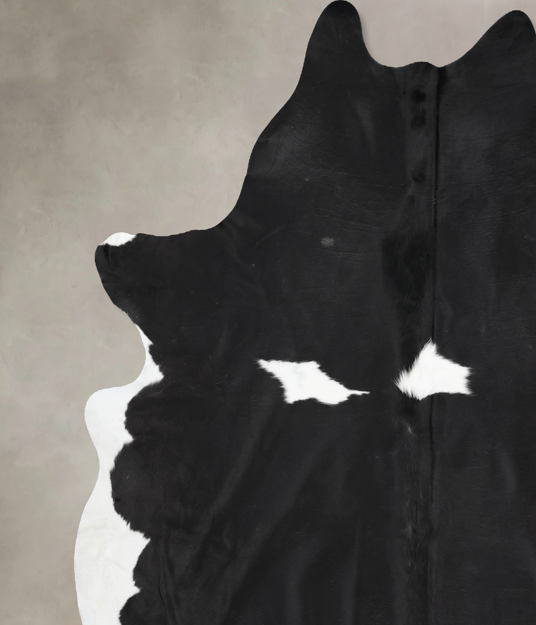 Black and White XX-Large Brazilian Cowhide Rug 9'3"H x 8'0"W #B12799 b