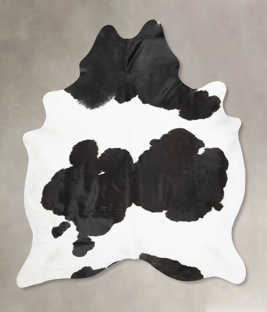 Black and White XX-Large Brazilian Cowhide Rug 8'8"H x 6'9"W #B12800 b