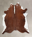Hereford XX-Large Brazilian Cowhide Rug 8'8"H x 7'4"W #B12803 by Hudson Hides