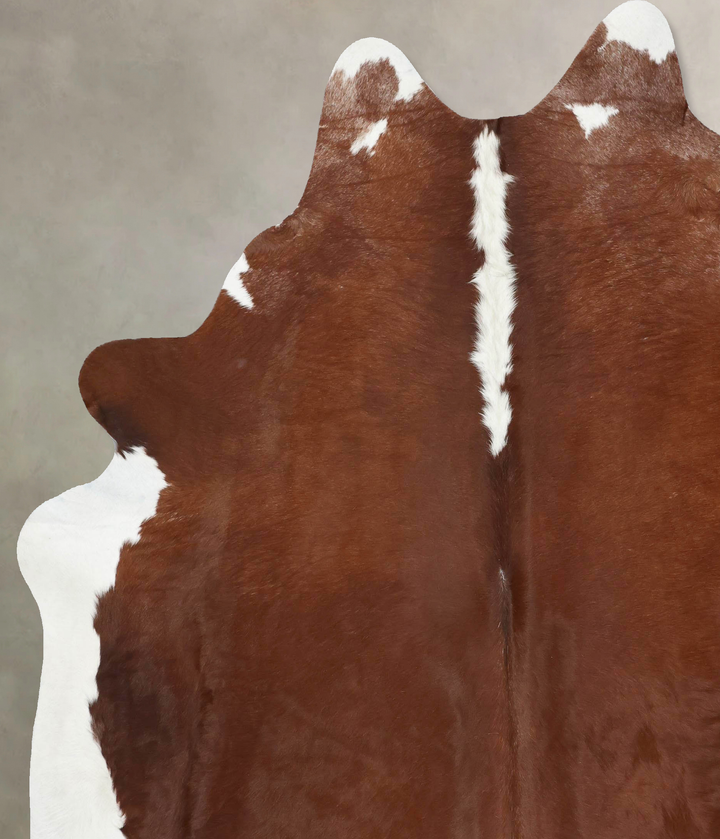 Hereford XX-Large Brazilian Cowhide Rug 8'8"H x 7'4"W #B12803 by Hudson Hides