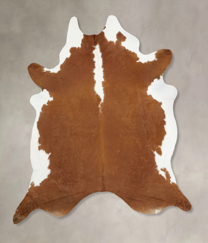 Hereford XX-Large Brazilian Cowhide Rug 9'3"H x 7'6"W #B12805 by Hudson Hides