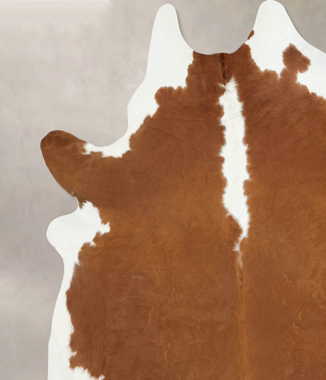 Hereford XX-Large Brazilian Cowhide Rug 9'3"H x 7'6"W #B12805 by Hudso