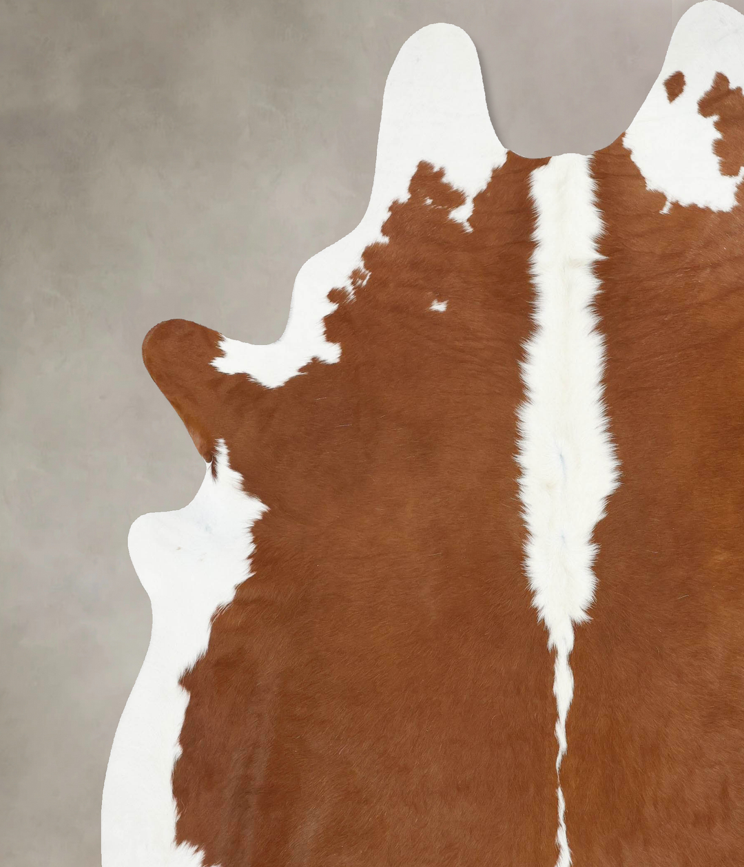 Hereford XX-Large Brazilian Cowhide Rug 8'5"H x 7'0"W #B12806 by Hudso
