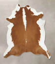 Hereford XX-Large Brazilian Cowhide Rug 8'10"H x 8'1"W #B12807 by Hudson Hides