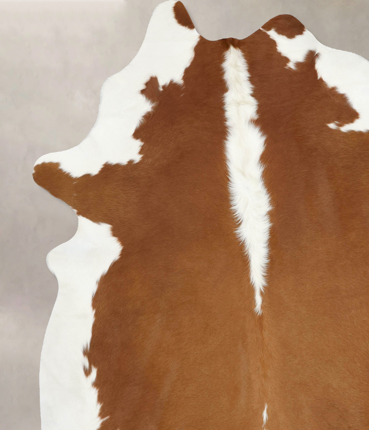 Hereford XX-Large Brazilian Cowhide Rug 8'10"H x 8'1"W #B12807 by Hudson Hides