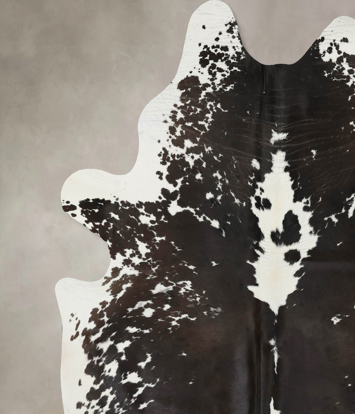 Black and White XX-Large Brazilian Cowhide Rug 8'2"H x 6'8"W #B12816 by Hudson Hides
