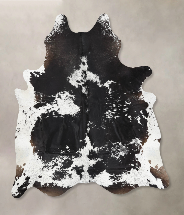 Black and White XX-Large Brazilian Cowhide Rug 9'2"H x 7'4"W #B12824 by Hudson Hides