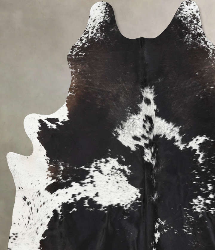 Black and White XX-Large Brazilian Cowhide Rug 9'2"H x 7'4"W #B12824 by Hudson Hides