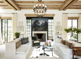 Black and White XX-Large Brazilian Cowhide Rug 8'6"H x 7'0"W #B12833 by Hudson Hides