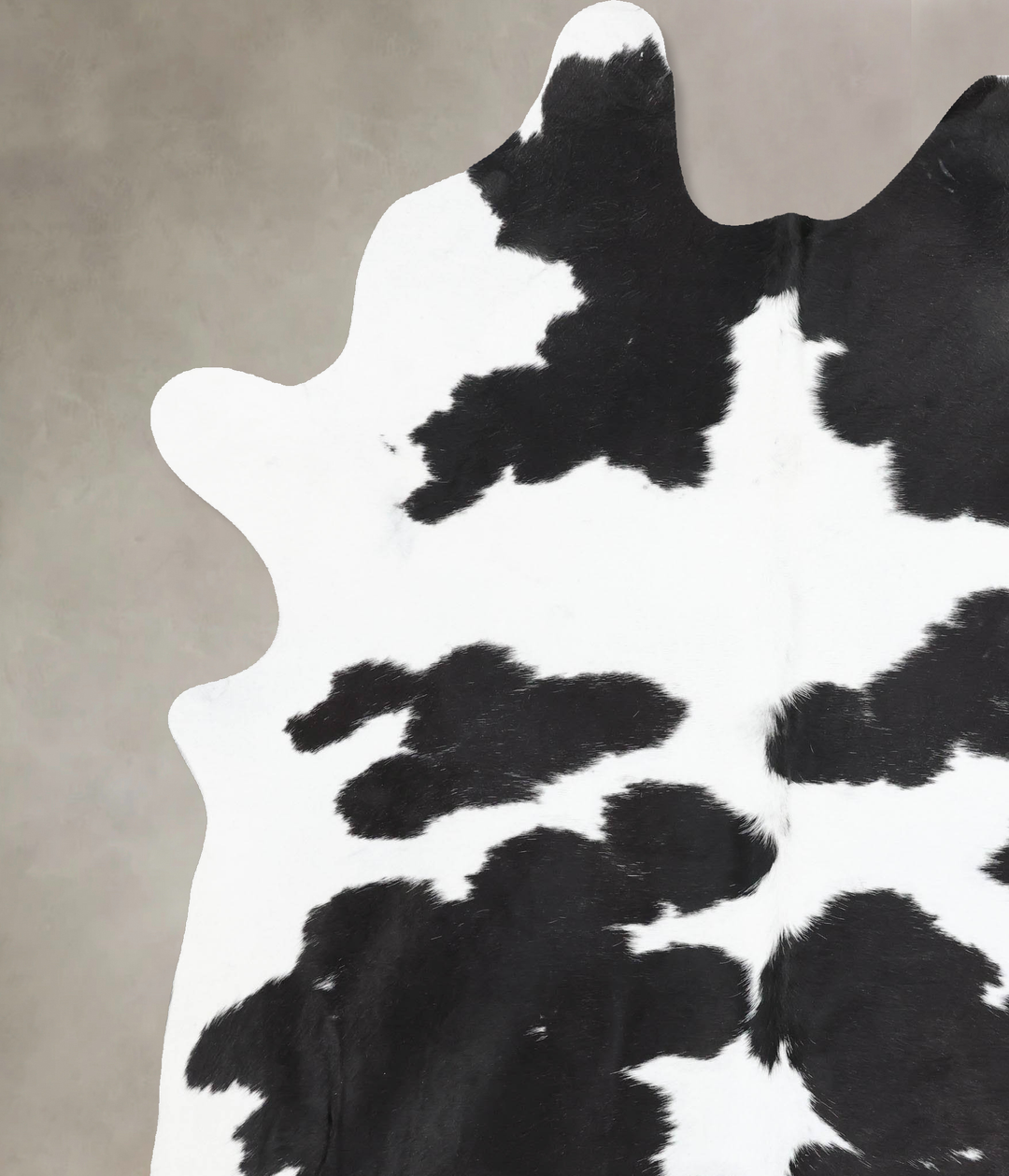 Black and White XX-Large Brazilian Cowhide Rug 8'11"H x 6'10"W #B12836