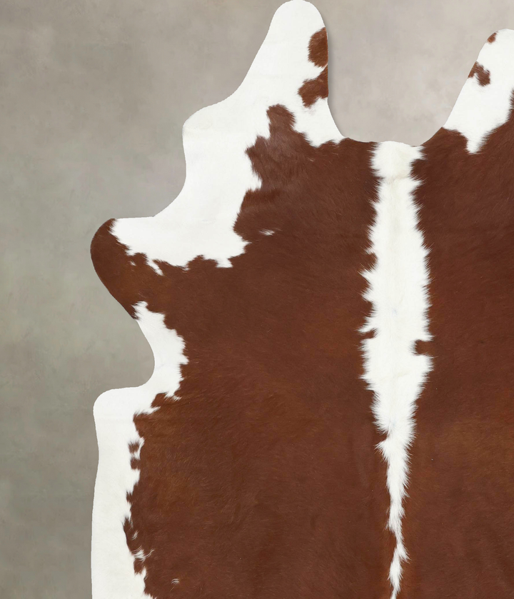 Hereford XX-Large Brazilian Cowhide Rug 7'11"H x 7'0"W #B12843 by Hudson Hides