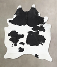 Black and White XX-Large Brazilian Cowhide Rug 8'5"H x 6'6"W #B12848 by Hudson Hides