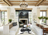 Black and White XX-Large Brazilian Cowhide Rug 8'11"H x 7'0"W #B12852 by Hudson Hides