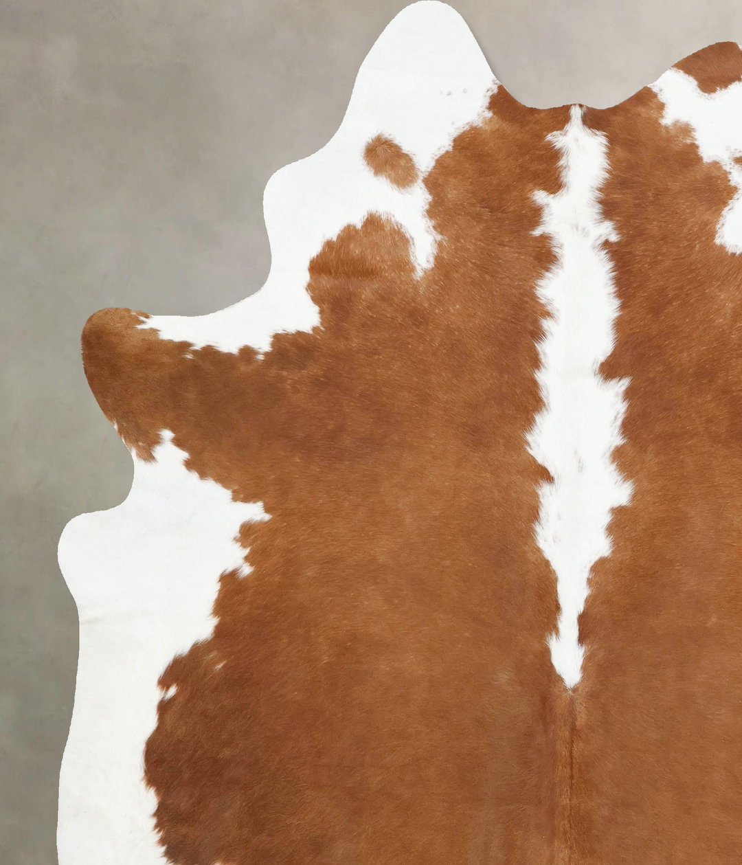 Hereford XX-Large Brazilian Cowhide Rug 7'8"H x 6'8"W #B12857 by Hudso