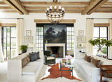 Hereford XX-Large Brazilian Cowhide Rug 7'8"H x 6'8"W #B12857 by Hudson Hides