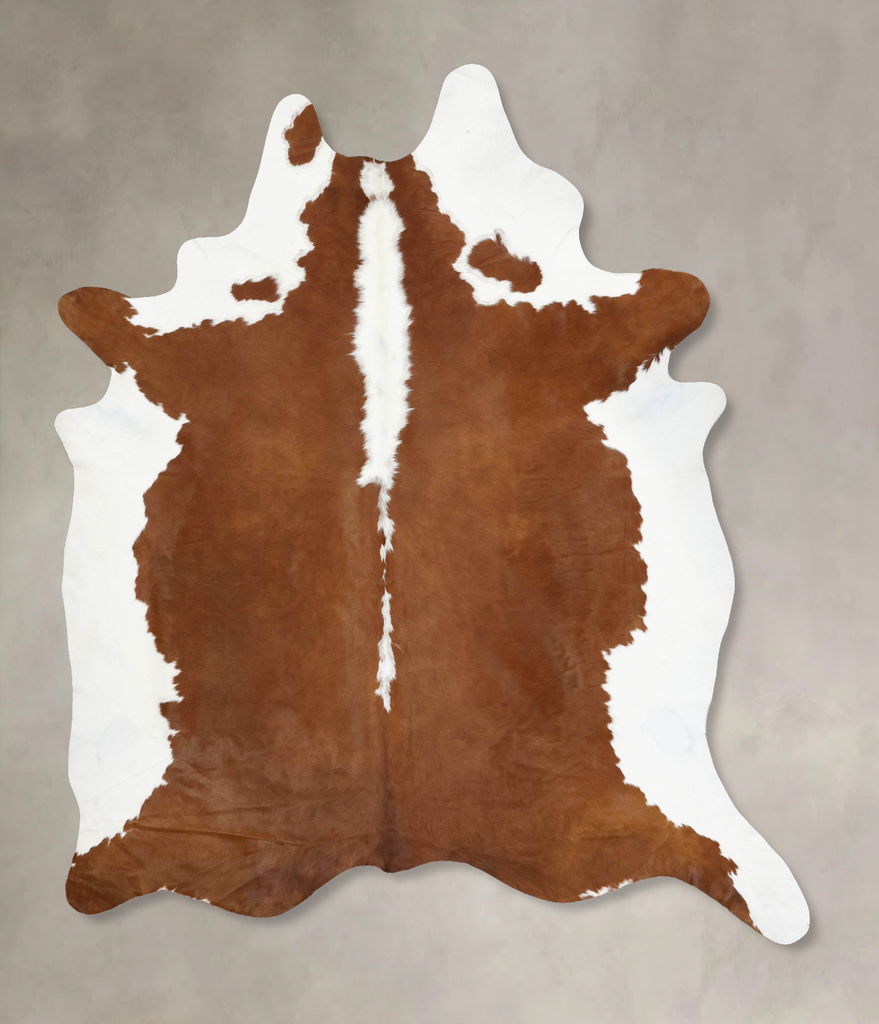 Hereford XX-Large Brazilian Cowhide Rug 9'2"H x 7'5"W #B12859 by Hudson Hides