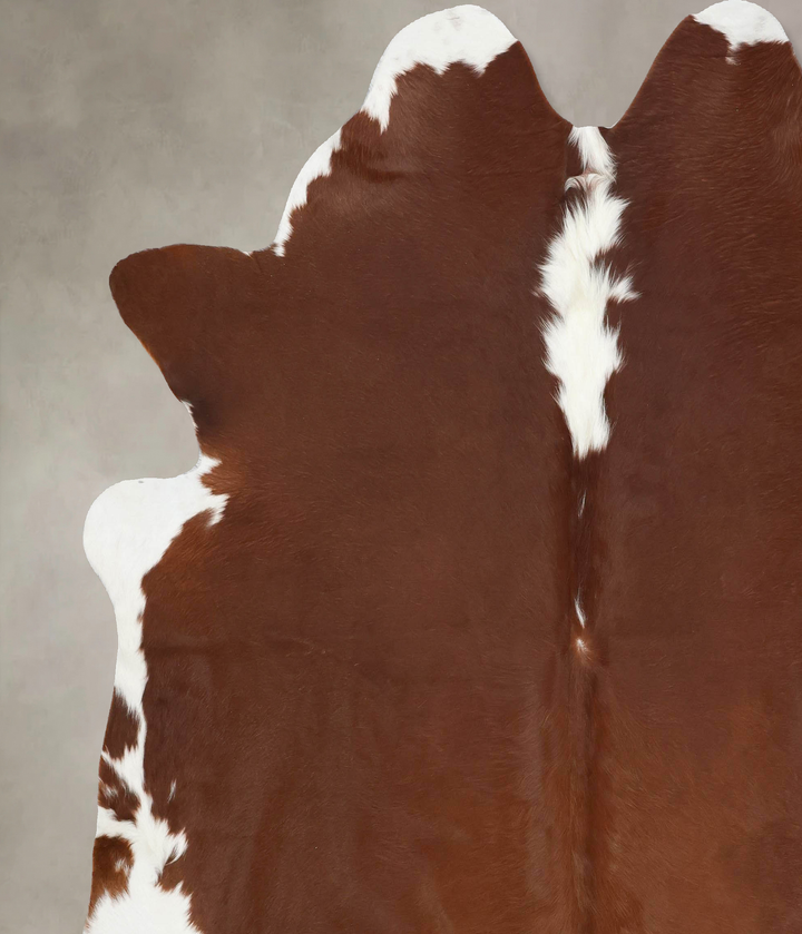 Hereford XX-Large Brazilian Cowhide Rug 7'10"H x 7'9"W #B12864 by Hudson Hides