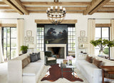 Hereford XX-Large Brazilian Cowhide Rug 7'10"H x 7'9"W #B12864 by Hudson Hides