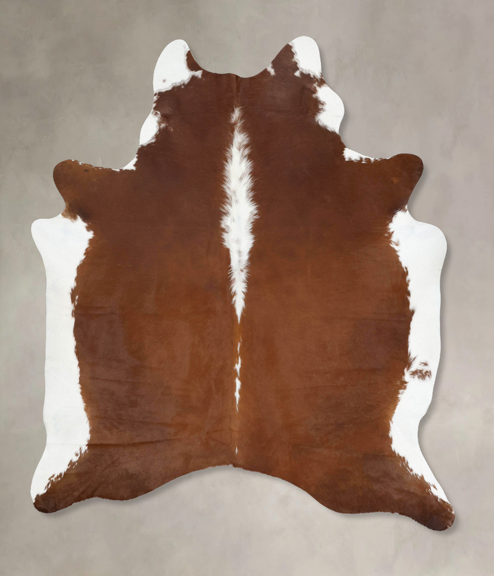 Hereford X-Large Brazilian Cowhide Rug 7'10"H x 6'2"W #B12865 by Hudson Hides
