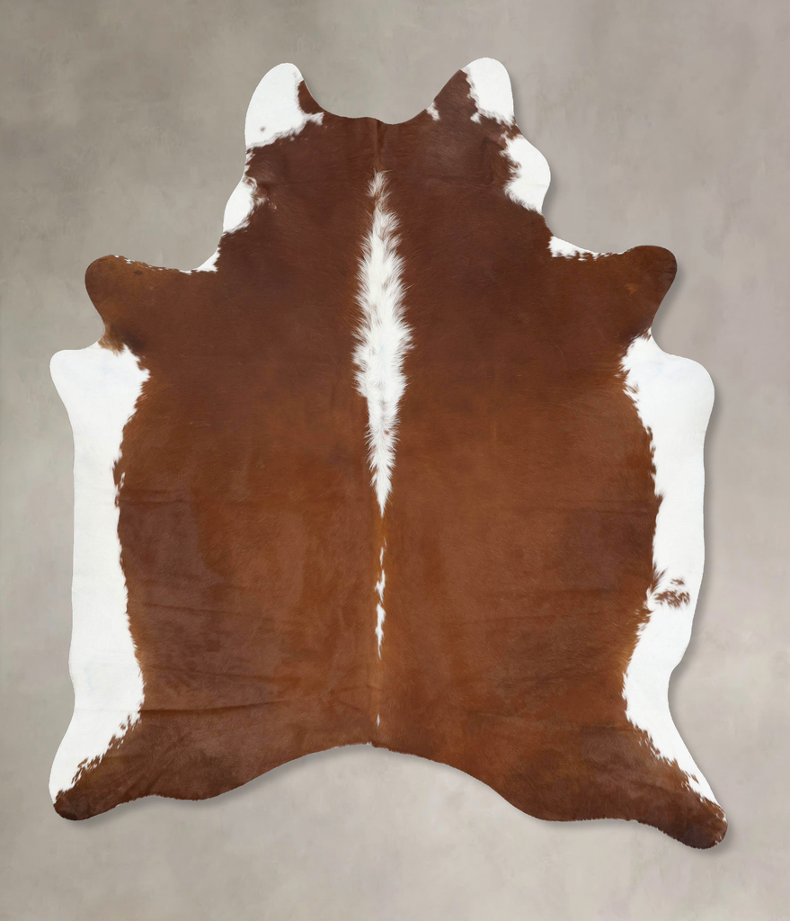 Hereford X-Large Brazilian Cowhide Rug 7'10"H x 6'2"W #B12865 by Hudson Hides