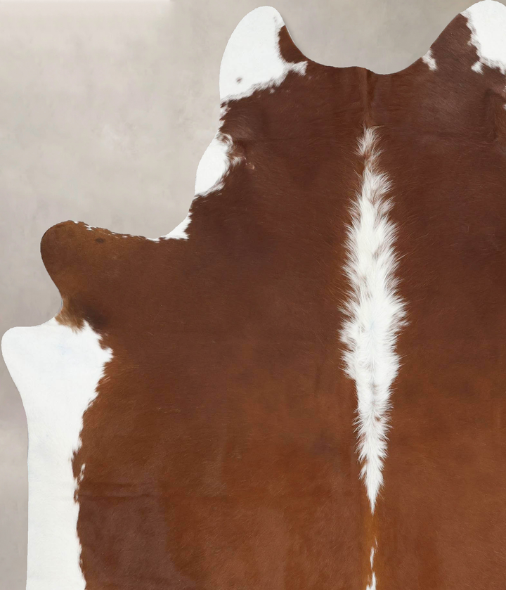Hereford X-Large Brazilian Cowhide Rug 7'10"H x 6'2"W #B12865 by Hudson Hides