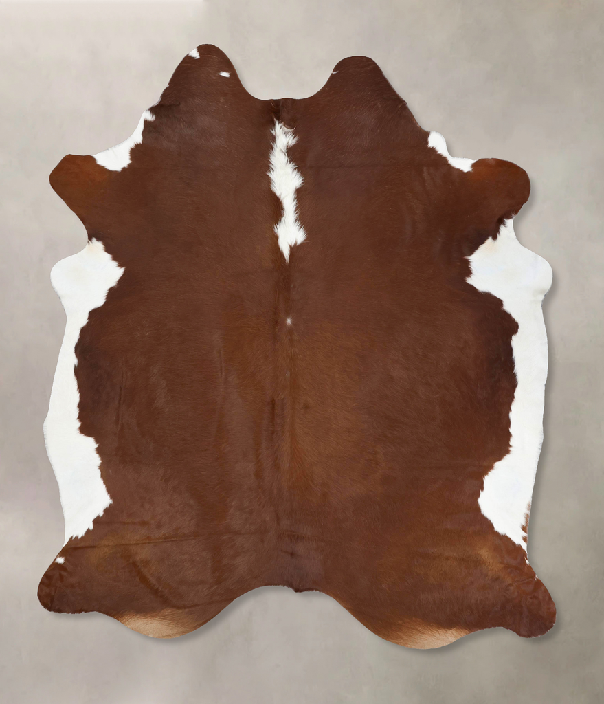 Hereford XX-Large Brazilian Cowhide Rug 8'9"H x 7'0"W #B12868 by Hudson Hides
