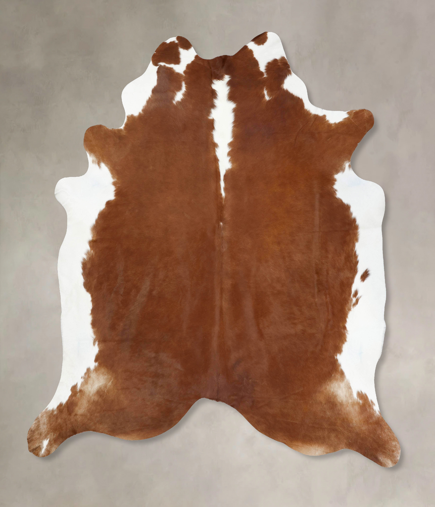 Hereford XX-Large Brazilian Cowhide Rug 9'0"H x 7'5"W #B12870 by Hudson Hides