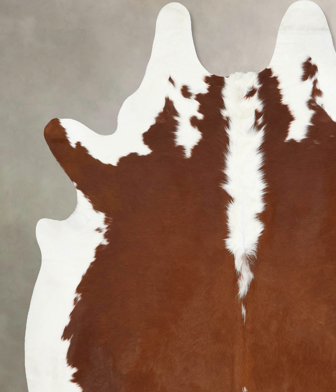 Hereford XX-Large Brazilian Cowhide Rug 8'6"H x 7'1"W #B12873 by Hudso
