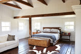 Hereford XX-Large Brazilian Cowhide Rug 8'6"H x 7'1"W #B12873 by Hudson Hides