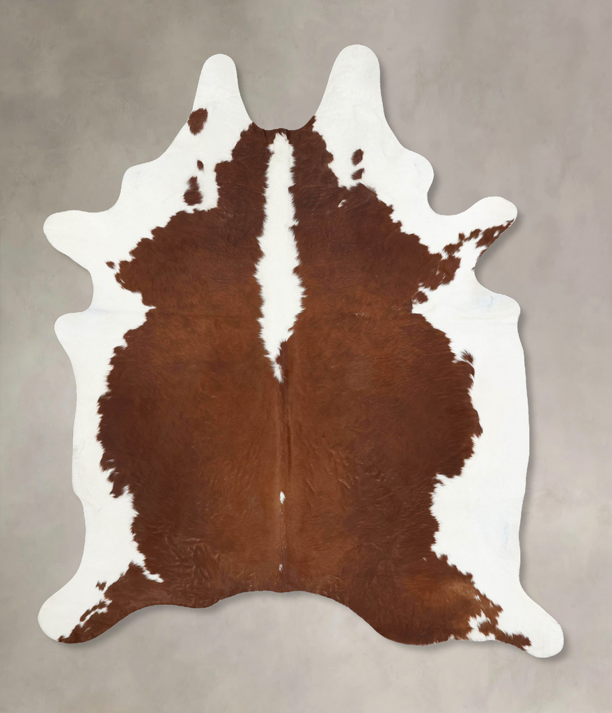 Hereford XX-Large Brazilian Cowhide Rug 8'3"H x 6'3"W #B12875 by Hudson Hides