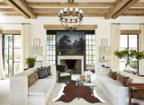 Hereford XX-Large Brazilian Cowhide Rug 7'10"H x 7'1"W #B12876 by Hudson Hides