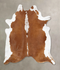 Brown and White Regular XX-Large Brazilian Cowhide Rug 8'3