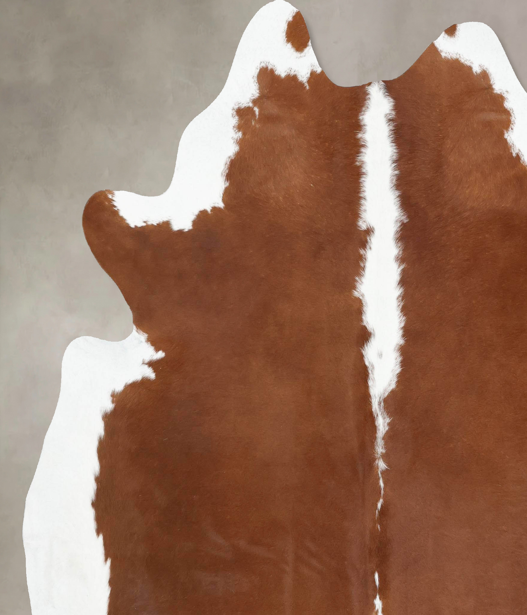 Hereford XX-Large Brazilian Cowhide Rug 7'8"H x 6'11"W #B12878 by Huds