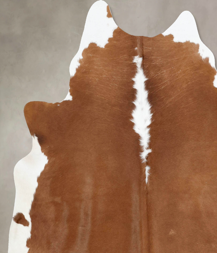 Hereford X-Large Brazilian Cowhide Rug 7'6"H x 6'4"W #B12880 by Hudson Hides