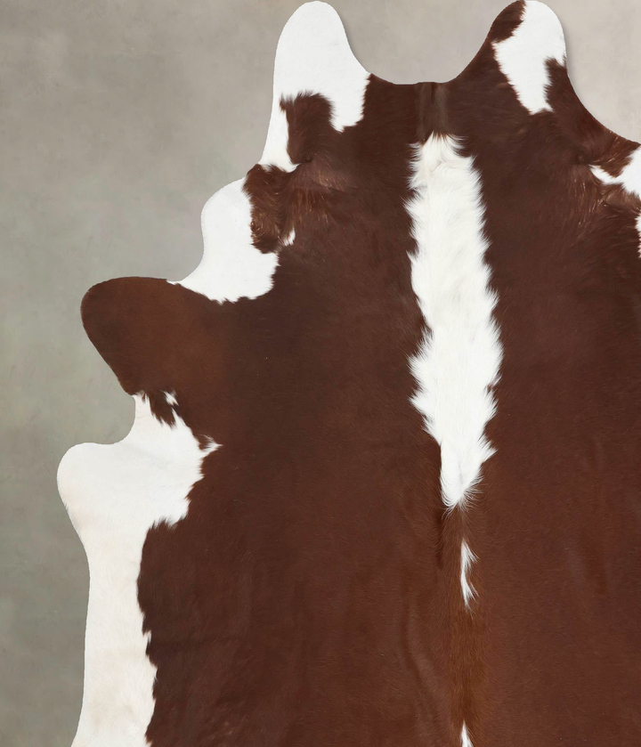Hereford XX-Large Brazilian Cowhide Rug 7'10"H x 7'4"W #B12882 by Hudson Hides