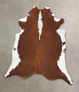 Hereford XX-Large Brazilian Cowhide Rug 7'11"H x 7'8"W #B12885 by Hudson Hides