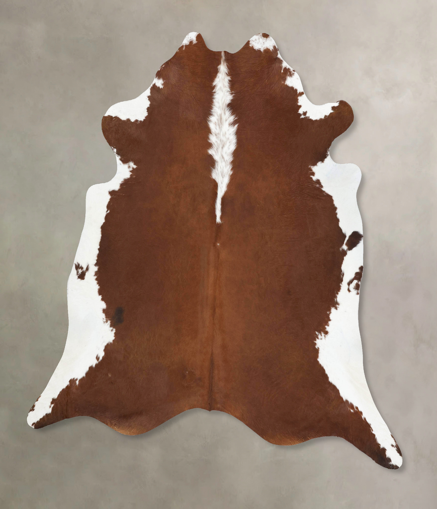 Hereford XX-Large Brazilian Cowhide Rug 7'11"H x 7'8"W #B12885 by Hudson Hides