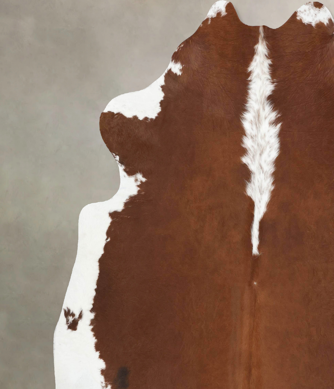 Hereford XX-Large Brazilian Cowhide Rug 7'11"H x 7'8"W #B12885 by Huds