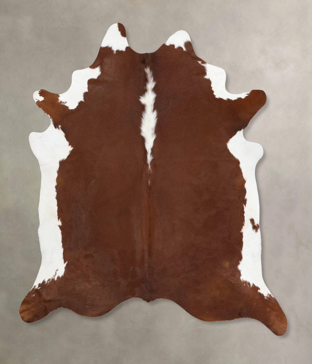 Hereford XX-Large Brazilian Cowhide Rug 8'0"H x 7'2"W #B12886 by Hudso