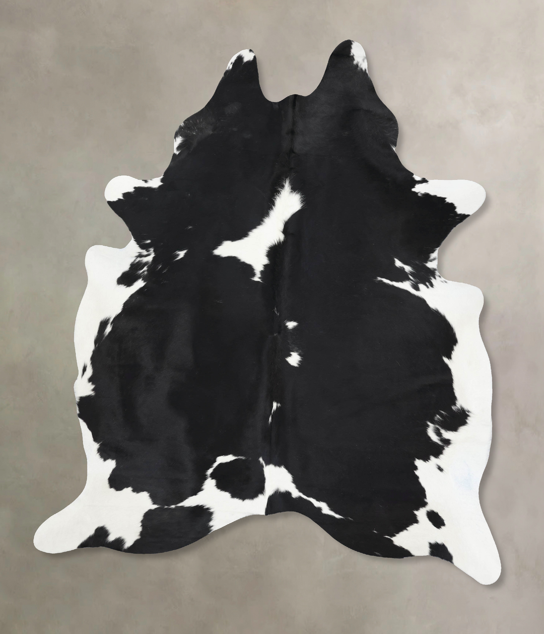 Black and White XX-Large Brazilian Cowhide Rug 8'9"H x 6'8"W #B12889 b